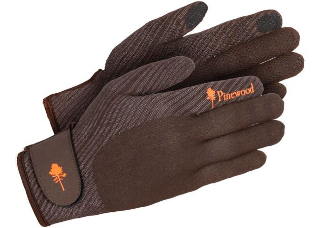 Handschoenen Pinewood Hunters Stretch Extreme - Mossgreen / Dark Brown