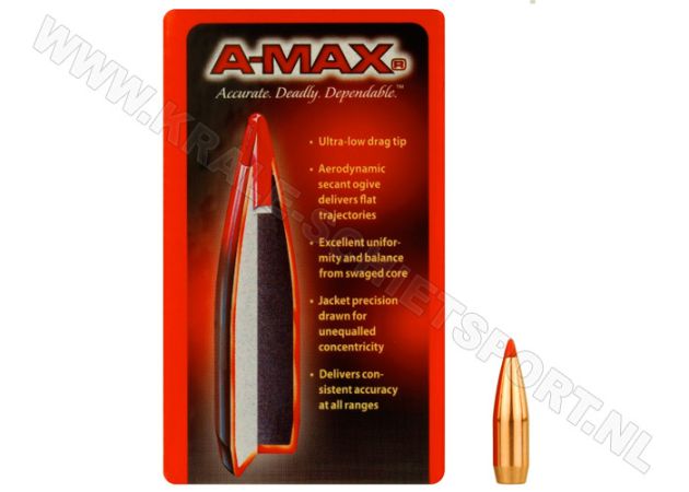 Kogelkoppen Hornady .264 A-Max 100 grain