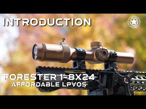 Vector Optics Forester 1-8x24 VFD-3 - Black Rifle Scope