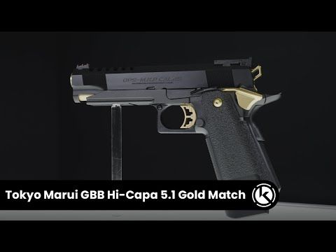 Tokyo Marui GBB Hi-Capa 5.1 Gold Match Gas