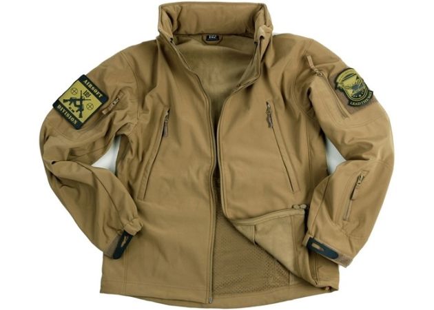 Jacket 101 Inc. Soft Shell Tactical Khaki