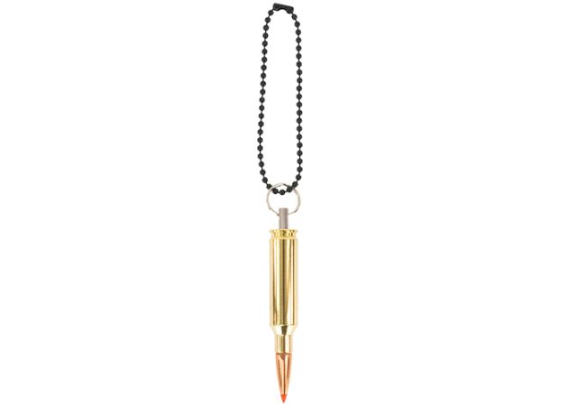 Bullet Keychain Copper & Brass 6.5 Creedmoor Red Spark