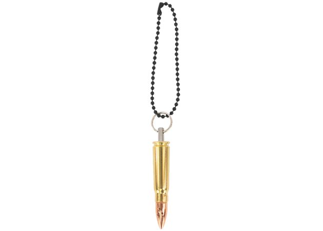 Kogelpatroonsleutelhanger Copper & Brass 7.62x39 Kiss Face
