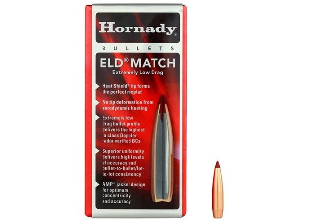 Kogelkoppen Hornady .224 ELD Match 75 grain