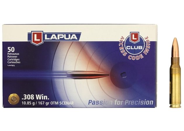 Kogelpatronen Lapua Scenar .308 Win OTM 167 grain