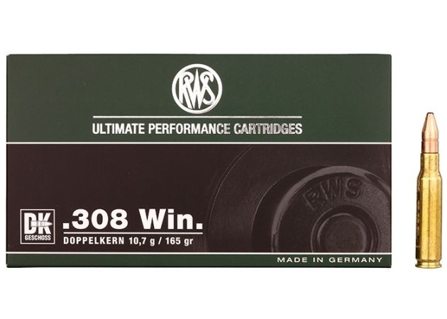 Kogelpatronen RWS .308 Win DK 165 grain
