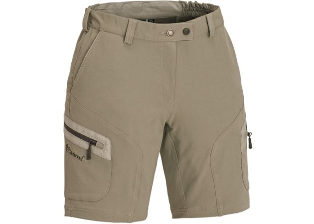 Korte broek Pinewood Wildmark Stretch Ladies Khaki