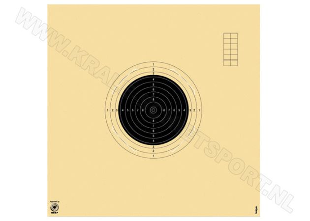 Kruger Smallbore rifle background target 50 m  2040S