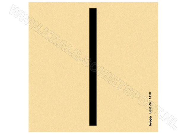 Kruger air rifle skills training target large strip (5.5 x 90.0 mm) 1410