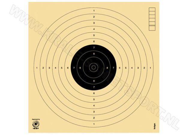 Target for air pistol 10 m, 3000 (unnumbered)