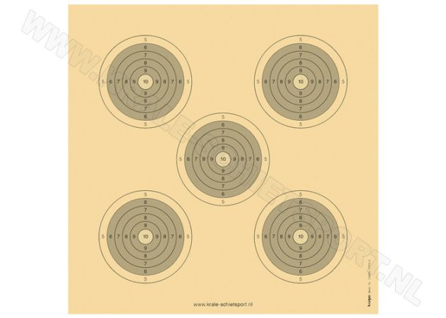 Precision rifle target 100 meter Training 2020N