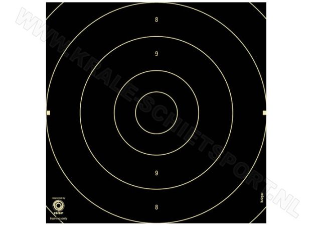 Kruger Centre for olympic rapid fire pistol target 25 m, 3230