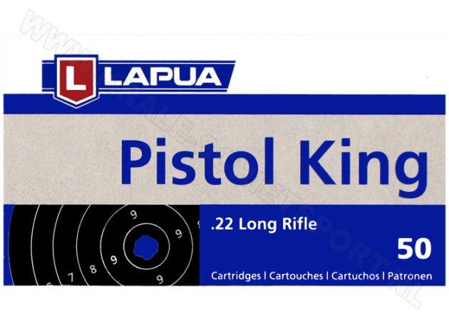 Kogelpatronen Lapua Pistol King .22 LR RN 40 Grain