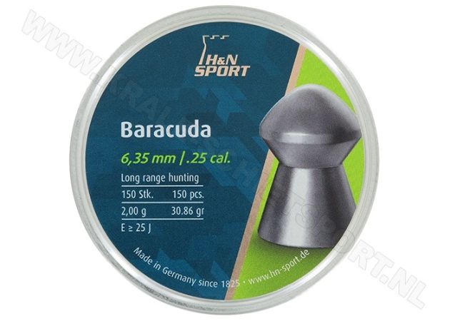 BALINES H&N BARACUDA 6,35 (150 UNI)