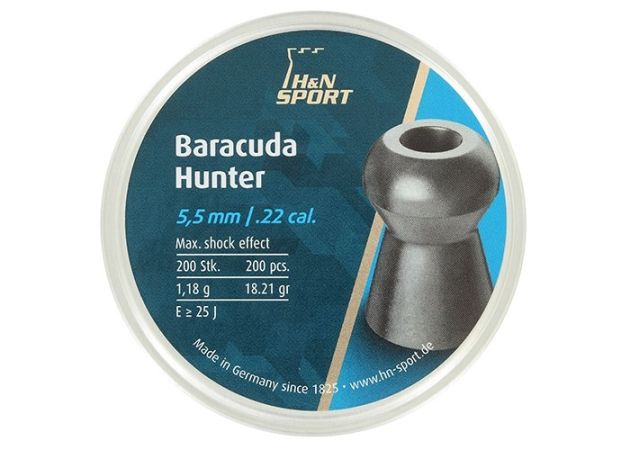 Luchtdrukkogeltjes H&N Baracuda Hunter 5.5 mm 18.21 grain