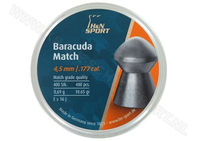 Airgun Pellets H&N Baracuda Match 4.5 mm 10.65 grain