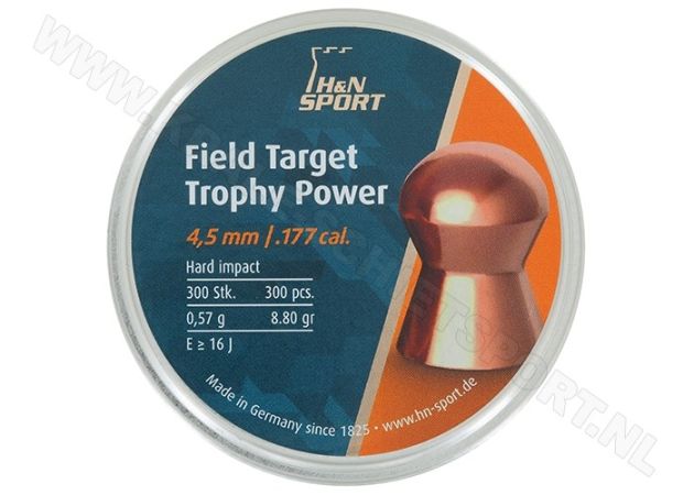 Airgun Pellets H&N Field Target Trophy Power 4.5 mm 8.8 grain