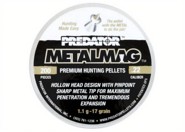 Airgun Pellets Predator Metalmag 5.5 mm 17 grain
