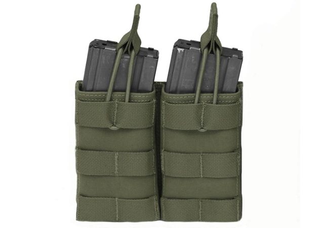 Mag Pouch Warrior Assault Systems Double Molle Open 5.56 mm OD Green