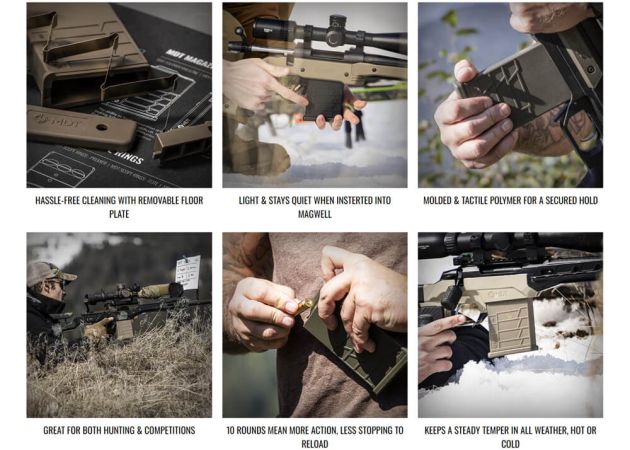 Magazine MDT AICS Polymer .308 Win/6.5 Creedmoor 10 rounds