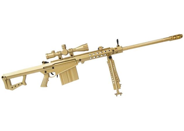 Miniature Goatguns Mini Barrett 82A1 .50 Gold