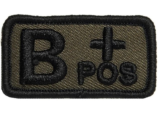 Patch Bloedgroep B+ Positief