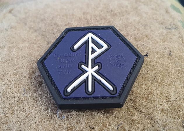 Patch Ecusson Brode Viking Odin Sorcellerie Rune - Beaux-Arts Et