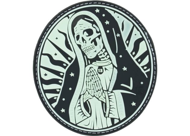 Patch JTG 3D PVC Santa Muerte - GID