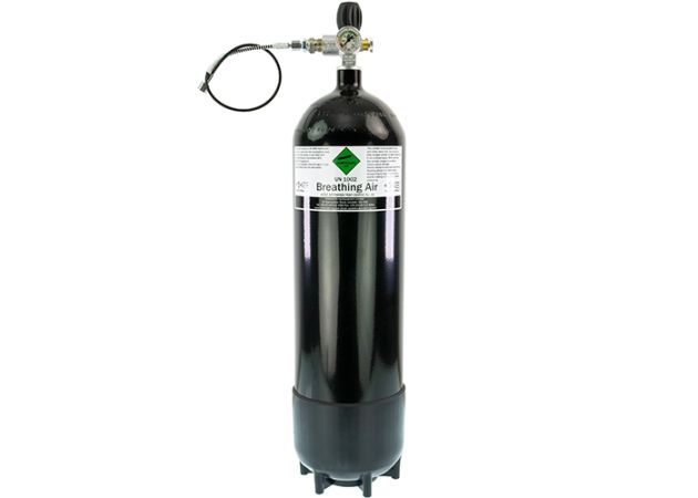 Charging cylinder Krale 12 liter 300 bar with MDE Jubiliee Valve