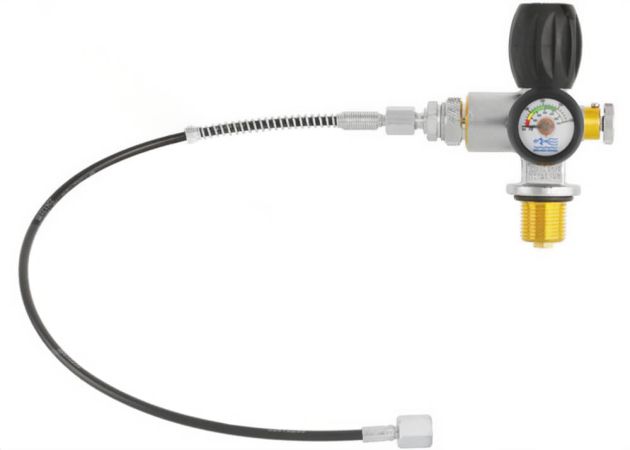 Gun Valve MDE Jubiliee din with gauge and hose