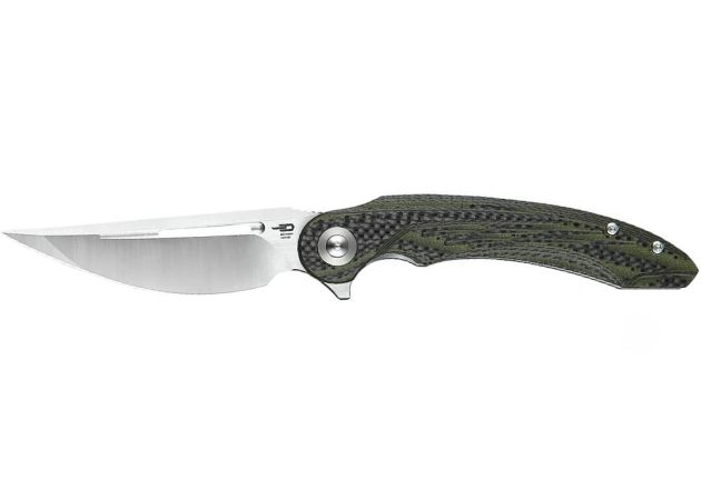Pocket Knife Bestech Irida Black/Green Carbon Fiber