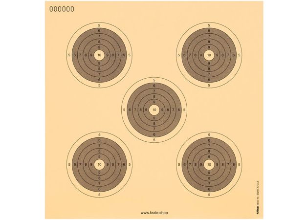 Precisiegeweerschijf 100 meter Training 2020N