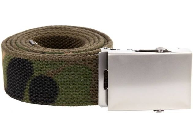 Riem 101 Inc. Tropenkoppel met Chrome Gesp Woodland