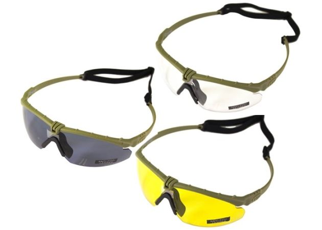 Glasses Nuprol Battle Pro's Green Frame