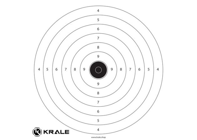 Recreational Target Krale 1 Bullseye 2323 D