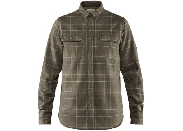 Shirt Fjällräven Singi Heavy Flannel Dark Olive