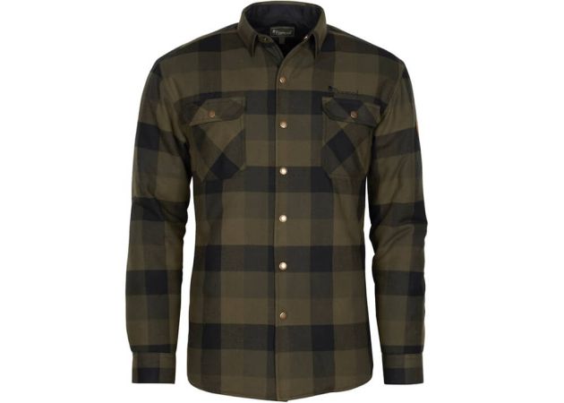 Overhemd Pinewood Canada Classic 2.0 Green / Black
