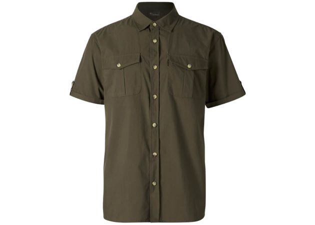 Shirt Pinewood Safari S/S Moss Green