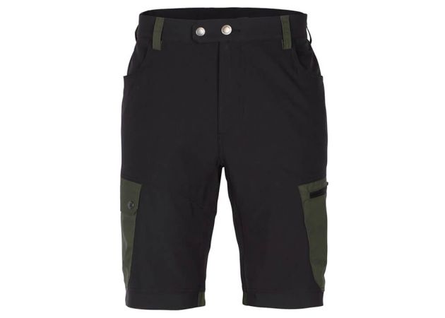 Shorts Pinewood Finnveden Trail Hybrid Black / Mossgreen