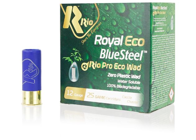 Hagelpatronen Rio Royal BlueSteel ECO Kal 12 32 Gram hagelpatronen-rio-royal-bluesteel-eco-kal-12-32-gram