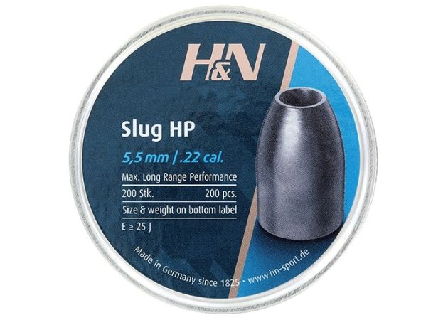 Airgun Slugs H&N 5.5 mm HP 21 grain (.218)