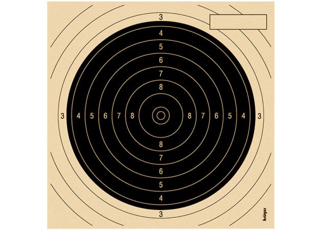 Smallbore rifle target 50 m 2030 N 13.5x13.5 (genummerd)