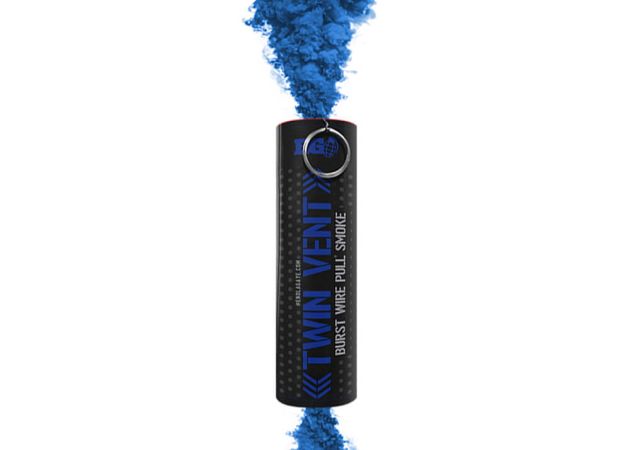 Smoke Grenade Enola Gaye Burst Twin Vent Blue