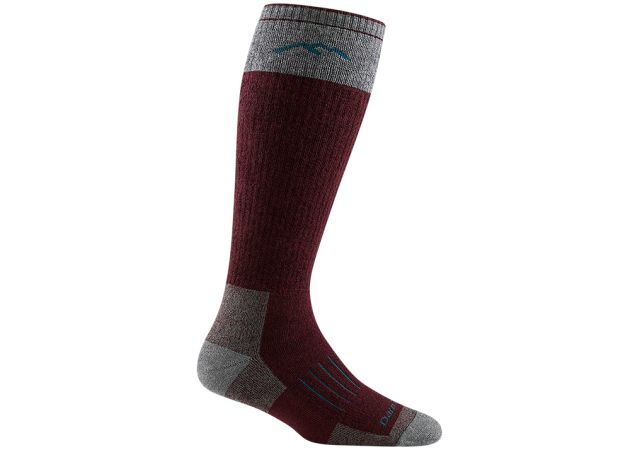 Socks Darn Tough Hunting Over-the-Calf Full Cushion Ladies Burgundy