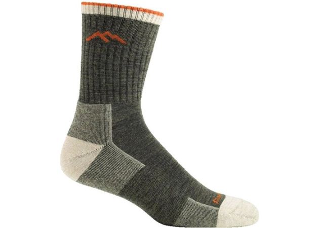 Socks Darn Tough Hiker Micro Crew Cushion Olive