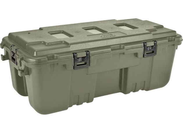 Storage Case Plano Hinged Sportsman's Trunk Large OD Green 95x34