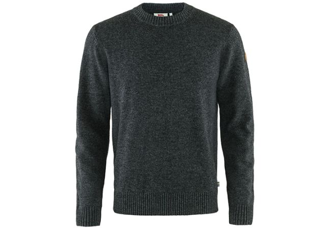 Trui Fjällräven Övik Round-Neck Dark Grey