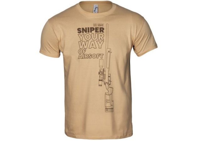 T-Shirt Specna Arms Your Way of Airsoft 03 Tan