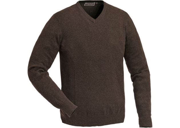 Sweater Pinewood Finnveden V-Neck Brown