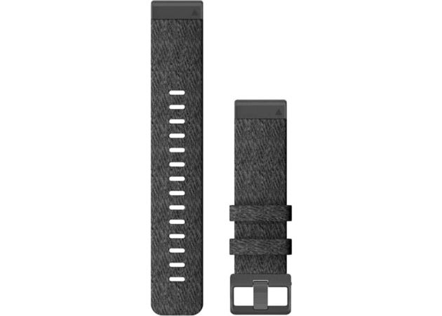 Watch straps Garmin Quickfit 22 mm Nylon Heathered Black